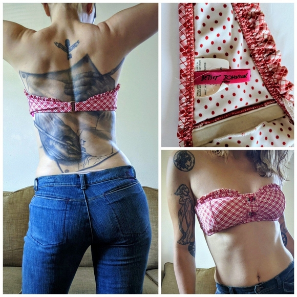 Gingham Bikini Top from Betsey Johnson! - Picture 4 of 4